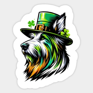 Berger Picard Enjoys Saint Patrick's Day Fun Sticker